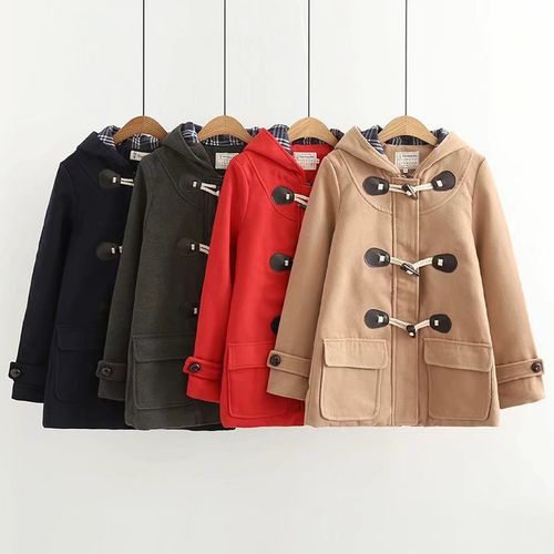 Hooded sale toggle coat