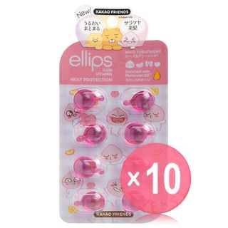 ellips - Kakao Friends Vitamin Hair Treatment Hair Oil Capsule Blister 10pcs Bundle Set