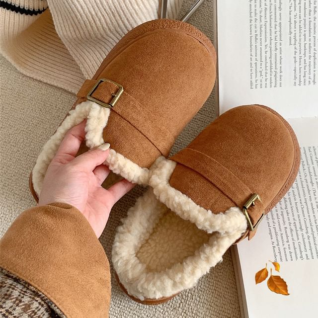 ZORI-Fleece Lined Home Slippers