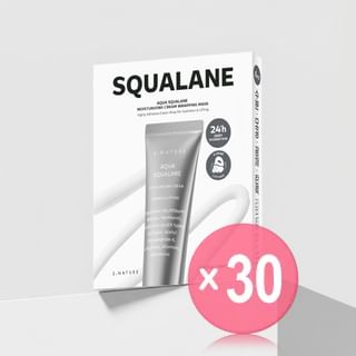 S.NATURE - Aqua Squalane Moisturizing Cream Wrapping Mask Set (x30) (Bulk Box)