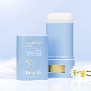 JUNG SAEM MOOL - BeginS Blue Chamomile Hyaluronic Acid Airy Sun Stick