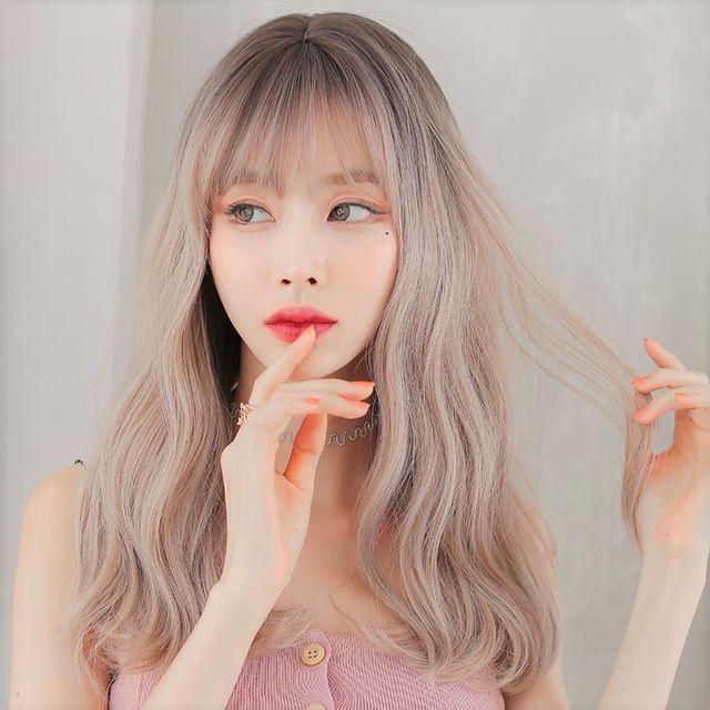 SEVENQ-Long Full Wig - Wavy Wig Tool Kit Set