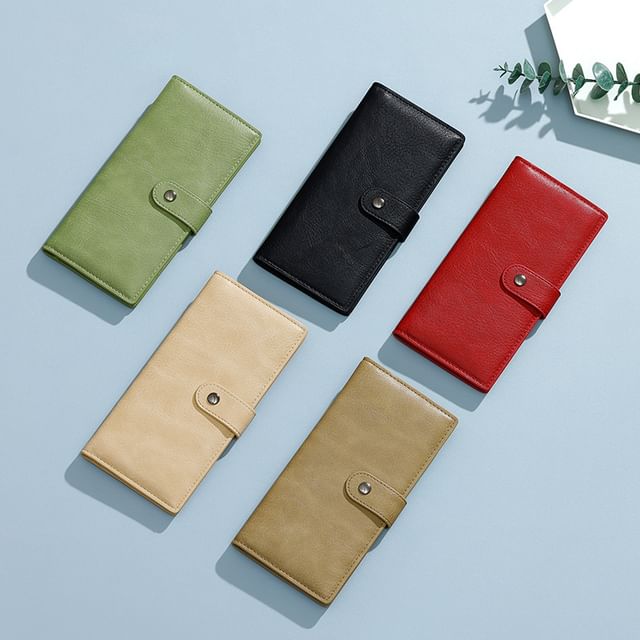 tablarosa-Faux Leather Long Wallet