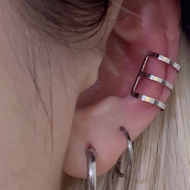 PANGU-Stainless Steel Cuff Earring