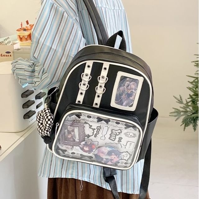 TangTangBags-PVC Pocket Backpack