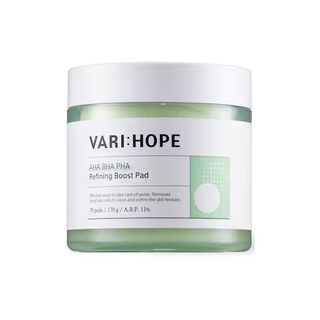 VARI-HOPE-AHA BHA PHA Refining Boost Pad-70 Pcs
