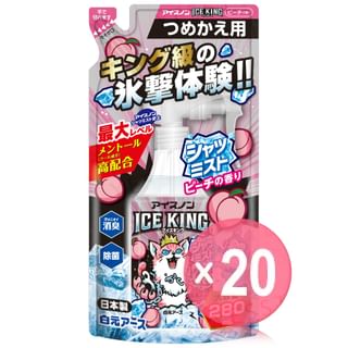 Hakugen - Ice Non Shirt Body Mist Ice King Peach Refill (x20) (Bulk Box)