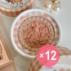 CHEERFLOR - Angel Gallery Series Bunny Embossed Blusher - 2 Colors (x12) (Bulk Box)