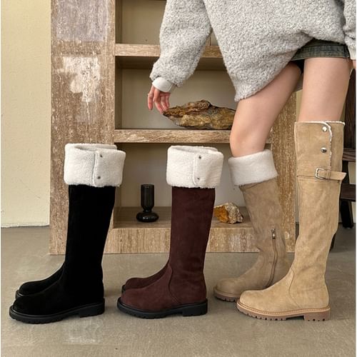 Fleece lined sale tall boots