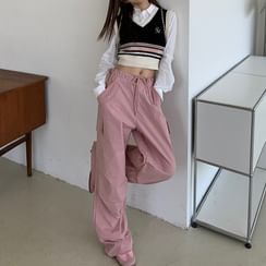 Century Girl - Drawstring Waist Bootcut Sweatpants