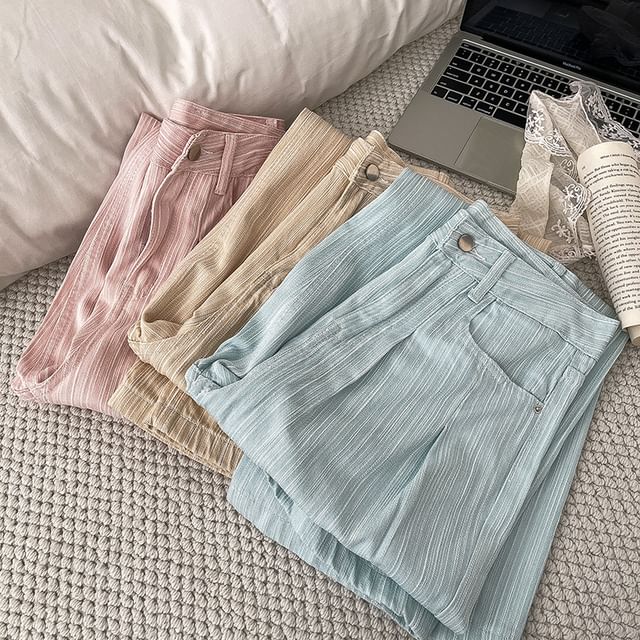DIYI-Mid Rise Wide Leg Jeans