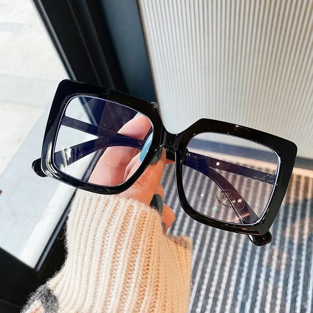 Aisyi-Plain Square Eyeglasses