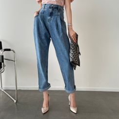Pomona - High-Waist Tapered Jeans