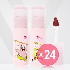 VEECCI - Soft Velvet Lip Glaze Spongebob Limited Edition - 5 Colors (x24) (Bulk Box)
