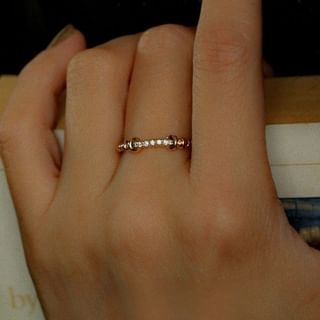 Phoenoa-CZ Thin Ring