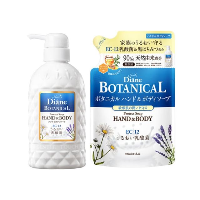 NatureLab-Diane Botanical 森林系乳酸菌水嫩美肌沐浴露