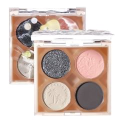 xixi - 4 Shades Eyeshadow Palette - Lush Island