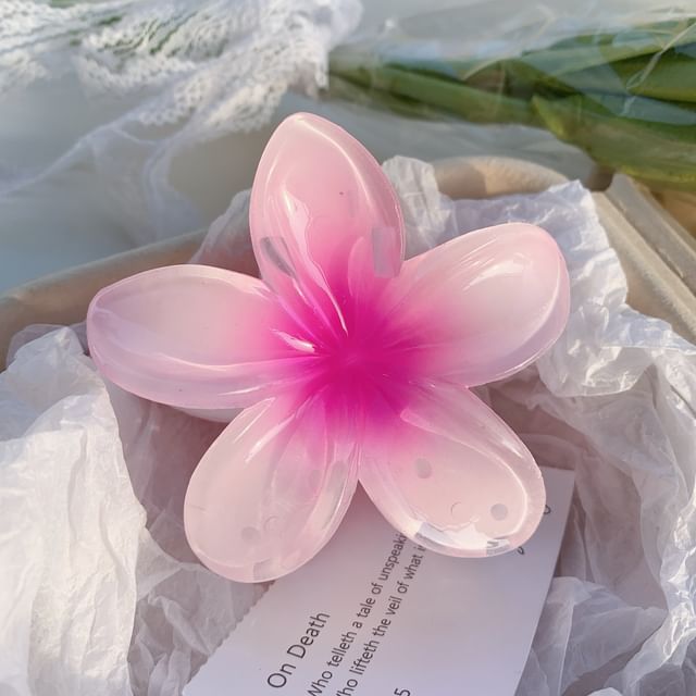 Kavya Lot de 8 Grandes Pinces à Cheveux Plastique Motif floral Kavya Lot de 8 Grandes Pinces à Cheveux Plastique Motif floral
