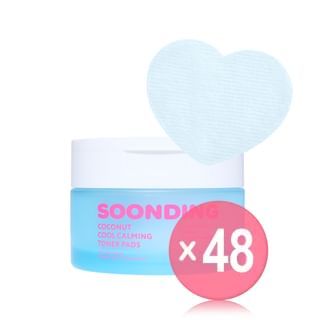 SOONDING  - Coconut Cool Calming Toner Pads (x48) (Bulk Box)