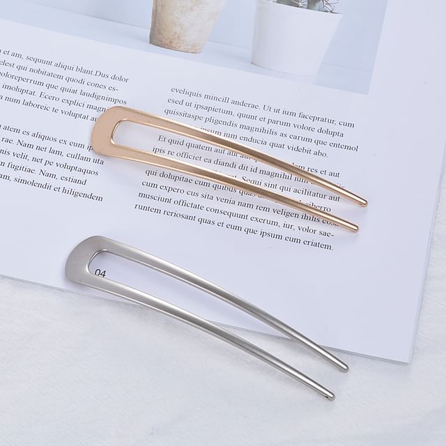 Ordinario-Palillo de aleación cepillada para el cabello