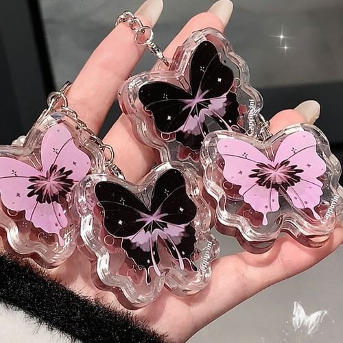 Cappuvini - Lucky Butterfly Keychain Lip Gloss - 4 Colors | YesStyle