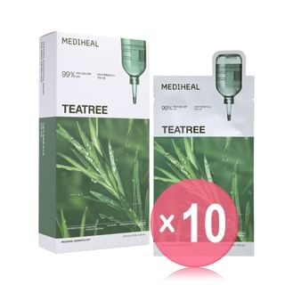 MEDIHEAL - Teatree Essential Mask Set (x10) (Bulk Box)