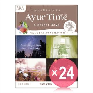 BATHCLIN - Ayur Time Aroma 4 Select Days Bath Salt Set (x24) (Bulk Box)