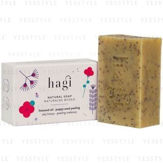 hagi - Body Soap with Linseed Oil & Poppy Seed Peeling