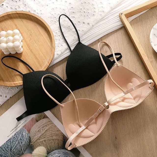 camikiss-Plain Wireless Bra