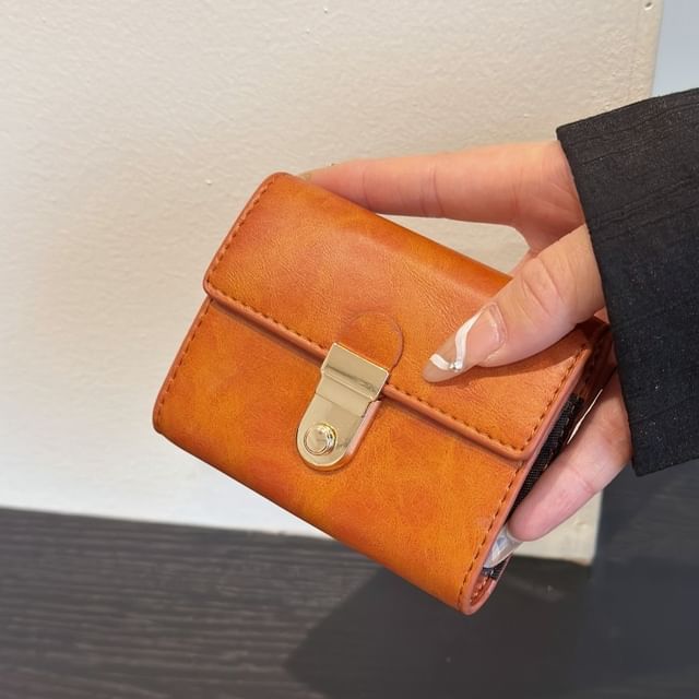 Basaran-Faux Leather Card Holder