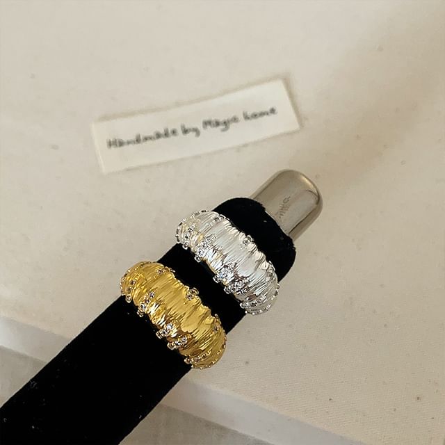 Panda Dama-Rhinestone Ring