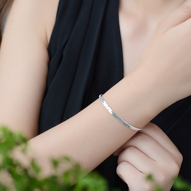 Forainer-925 Sterling Silver Bracelet Anklet