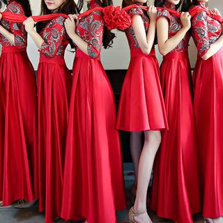 chinese bridesmaid dresses