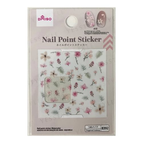 DAISO - Nail Point Sticker Watercolor