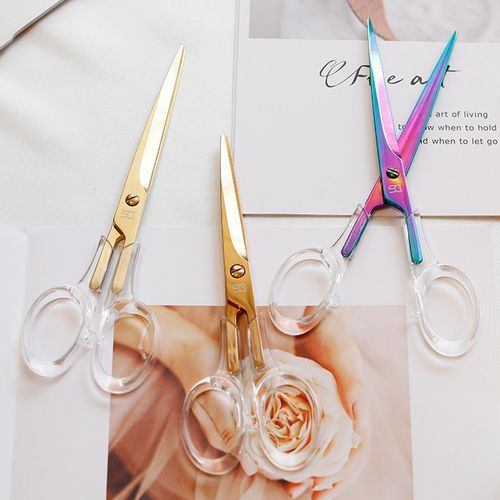 Gold & Acrylic Scissors