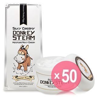 Elizavecca - Silky Creamy Donkey Steam Moisture Milky Cream 100ml (x50) (Bulk Box)