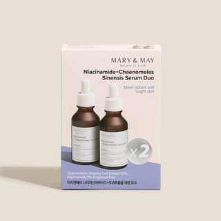 Mary&May - Niacinamide + Chaenomeles Sinensis Serum Duo Set