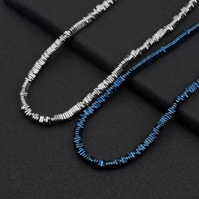 Juanitro-Stainless Steel Beaded Necklace