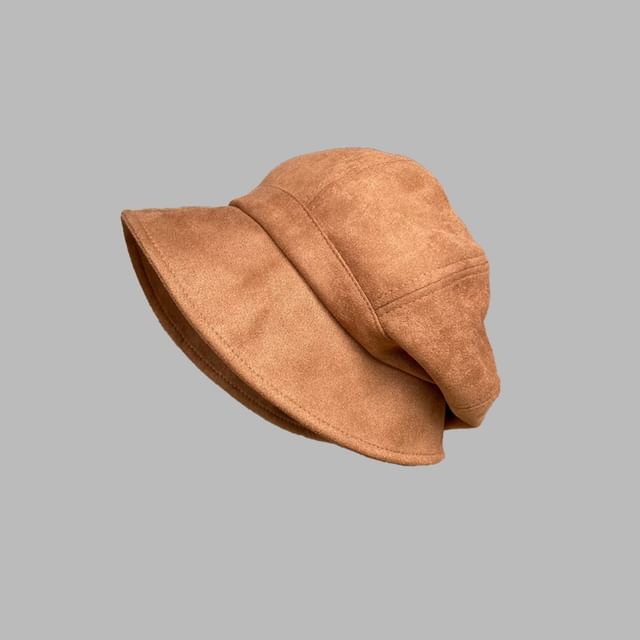 4-4 STUDIO-Faux Leather Bucket Hat