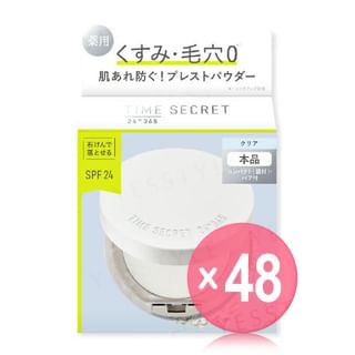 MSH - Time Secret Mineral Pressed Clear Veil SPF 24 (x48) (Bulk Box)