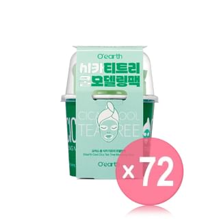 TONEfitSUN - O'earth Cool Cica Tea Tree Modeling Mask (x72) (Bulk Box)