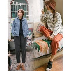 GOROKE - Band-Waist Harem Pants GOROKE - Band-Waist Harem Pants