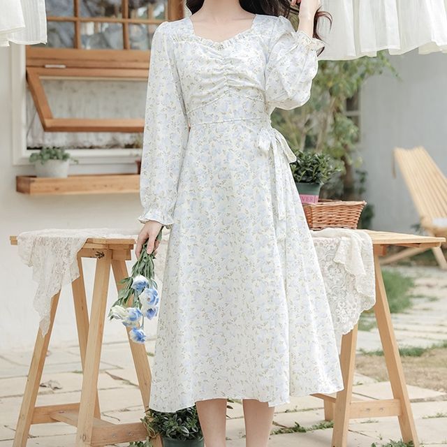 off shoulder long sleeve chiffon dress Off Shoulder Long Sleeves Chiffon Bridesmaid Dresses with High Slit