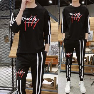 sweatpants and shirt set