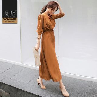 a line midi shirt dress