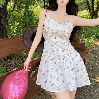 open lace back dress Barbie Mommy and Me 1PC Polo Sporty Sleeveless Dress Hot Pink