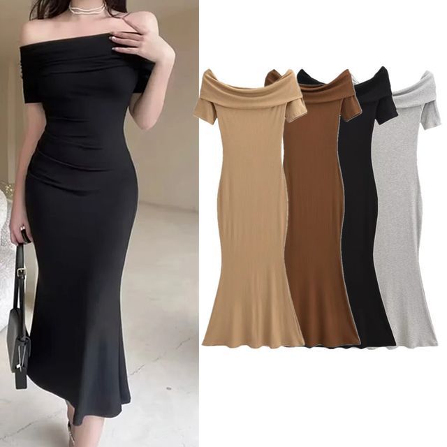 chinese dress ladies Asymmetrical Mermaid Hem Bodycon Maxi Dress – Body By J'ne
