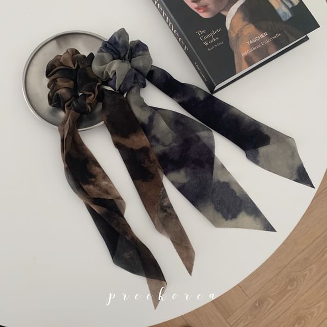 LIDO-Tie Dye Scrunchie Set