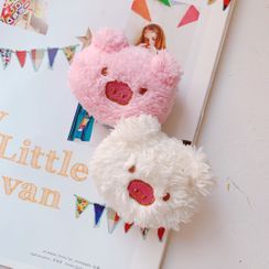 Hello minto - Chenille Pig Brooch Hello minto - Chenille Pig Brooch