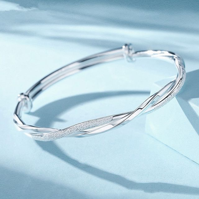 Tinseltown-Helical Alloy Bangle